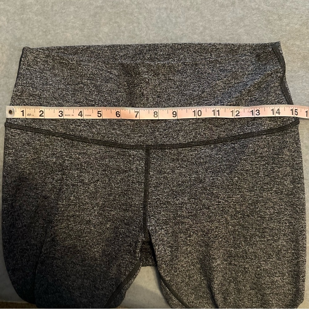 Lululemon Wunder Under Hi-Rise Tight 28 Heathered Black size 10 - Picture 6 of 10